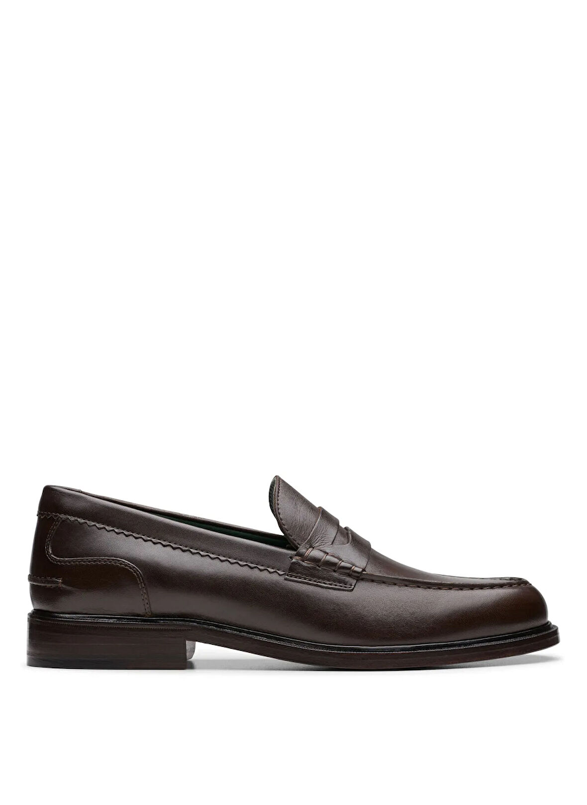 Clarks Deri Koyu Kahve Erkek Günlük Ayakkabı CraftJames Lo
