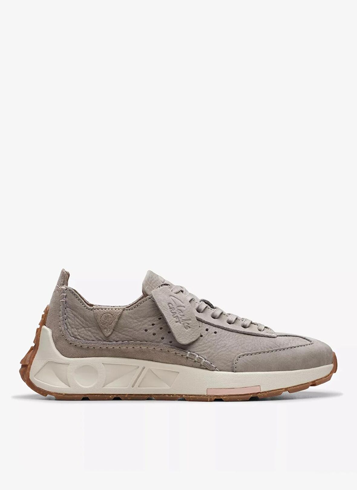 Clarks Gri Kadın Nubuk Sneaker 26176398