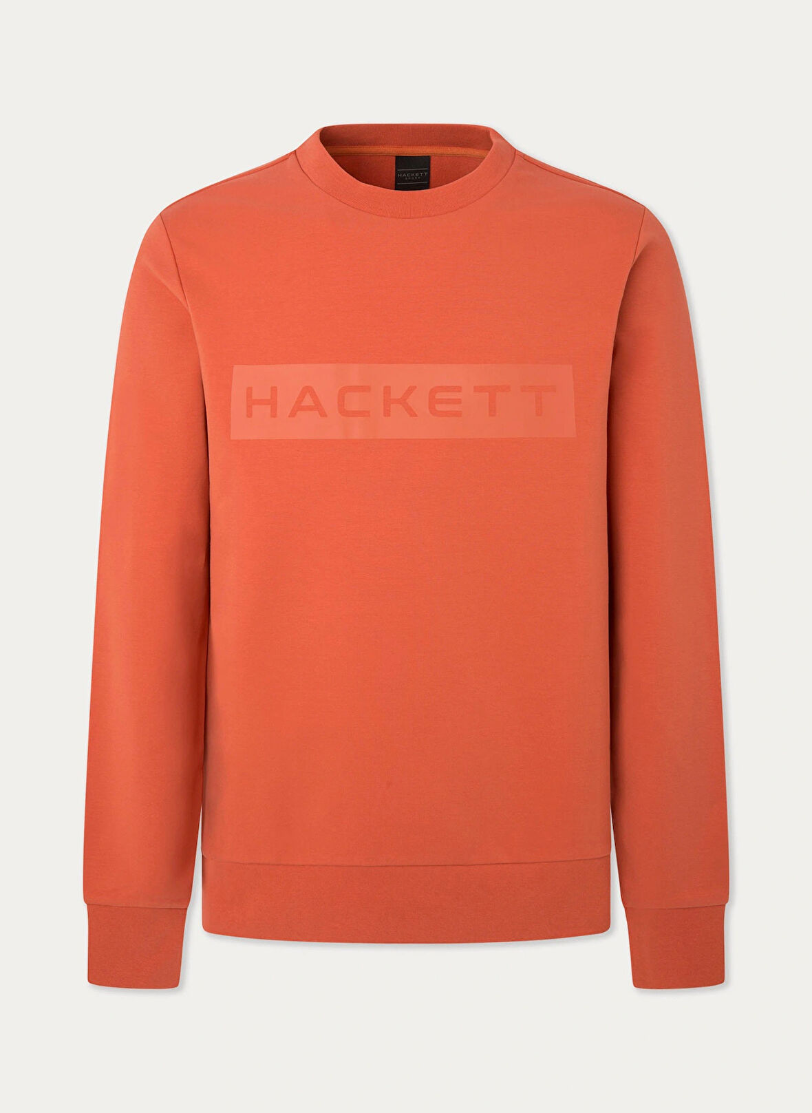 Hackett Bisiklet Yaka Turuncu Erkek Sweatshırt HM581166