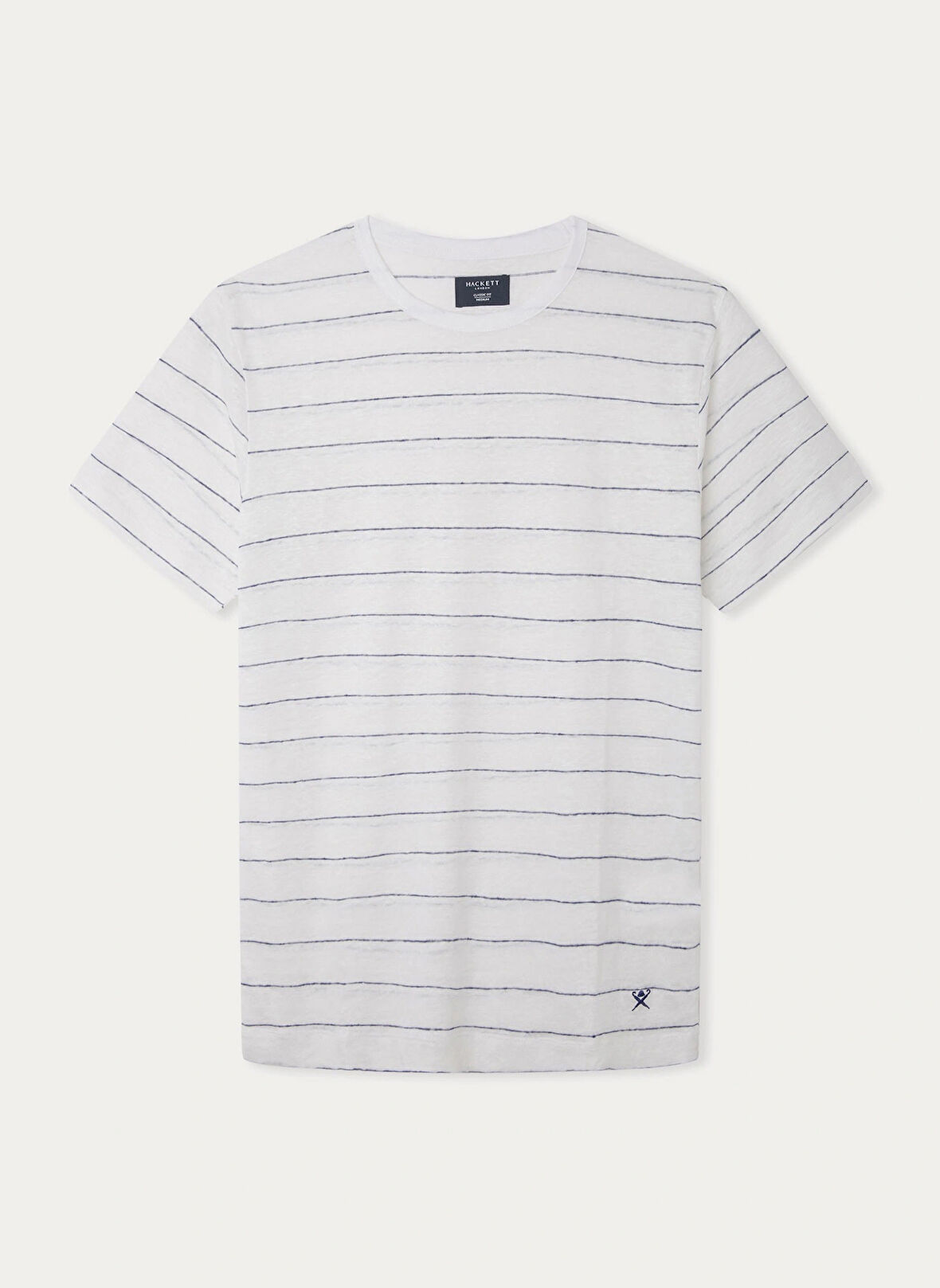 Hackett Bisiklet Yaka Beyaz Erkek T-Shirt HM500806