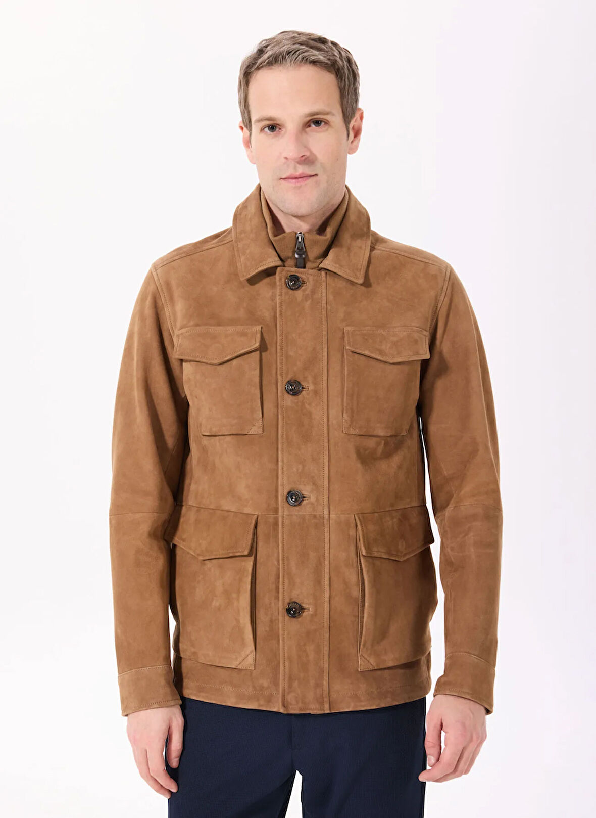 Hackett Deve Tüyü Erkek Deri Mont HM403231