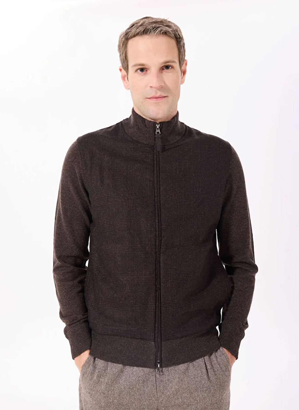 Hackett Slim Fit Koyu Kahve Erkek Ceket HM703256