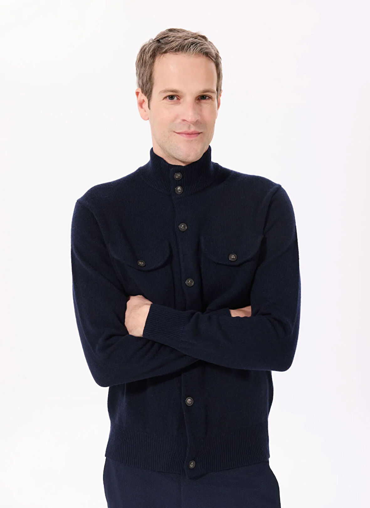 Hackett Koyu Lacivert Erkek Hırka HM703219