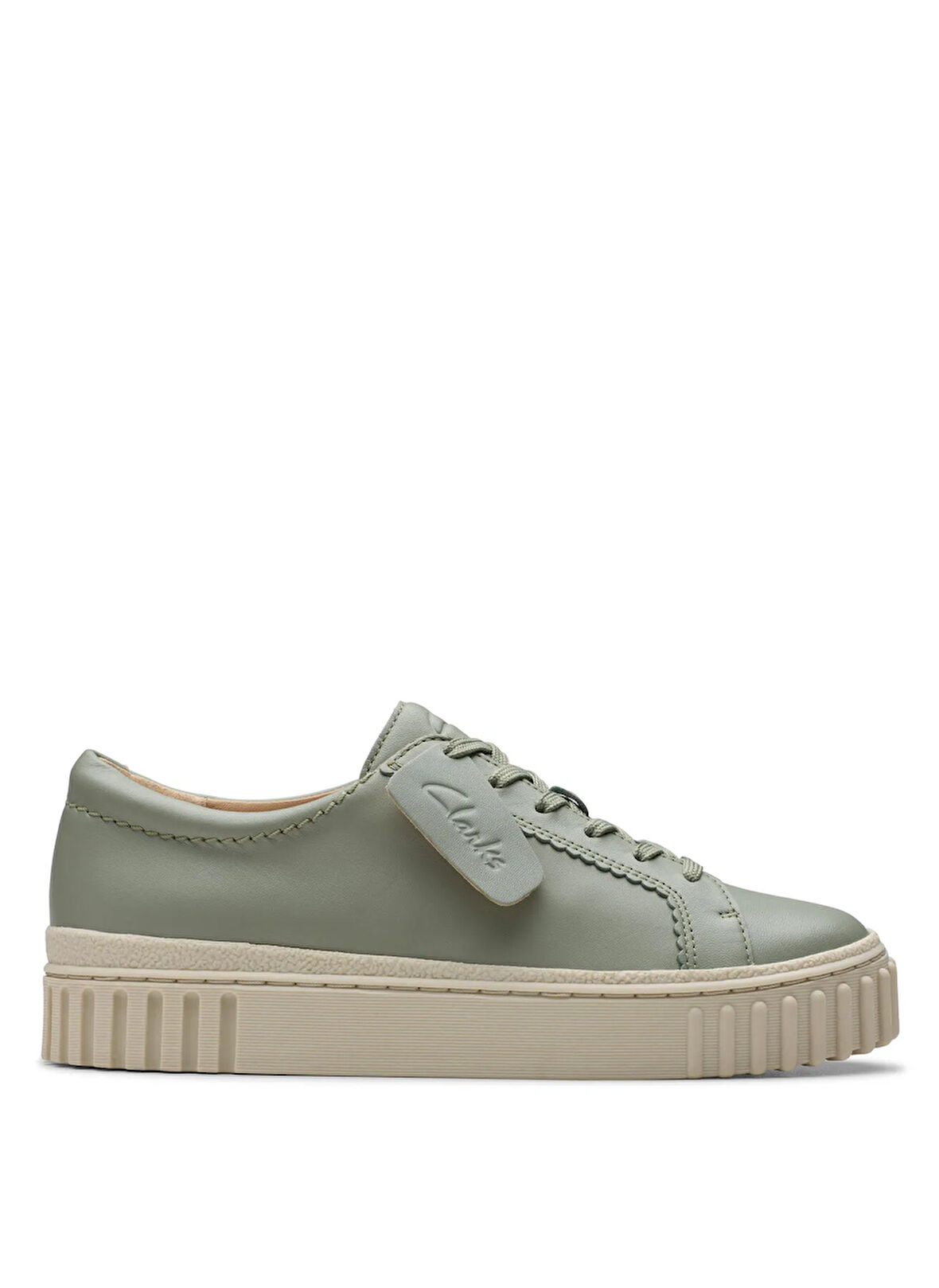 Clarks Yeşil Kadın Sneaker 26181208