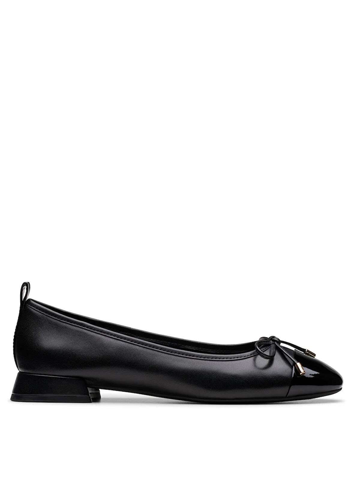 Clarks Deri Siyah Kadın Babet 26181322