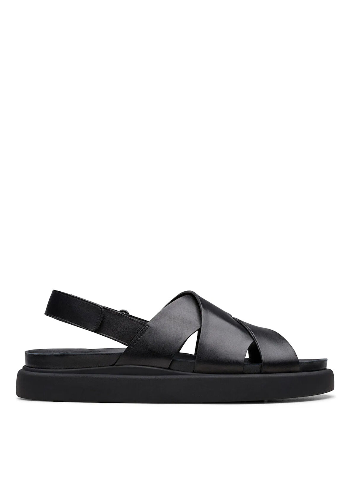 Clarks Deri Siyah Kadın Sandalet 26181255