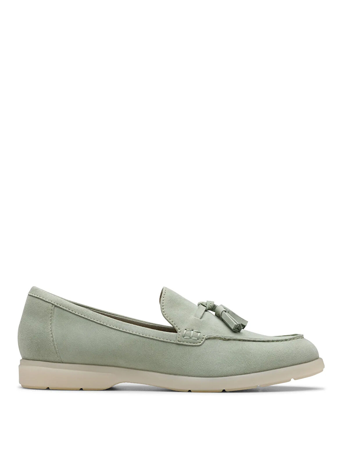 Clarks Deri Yeşil Kadın Loafer 26181451
