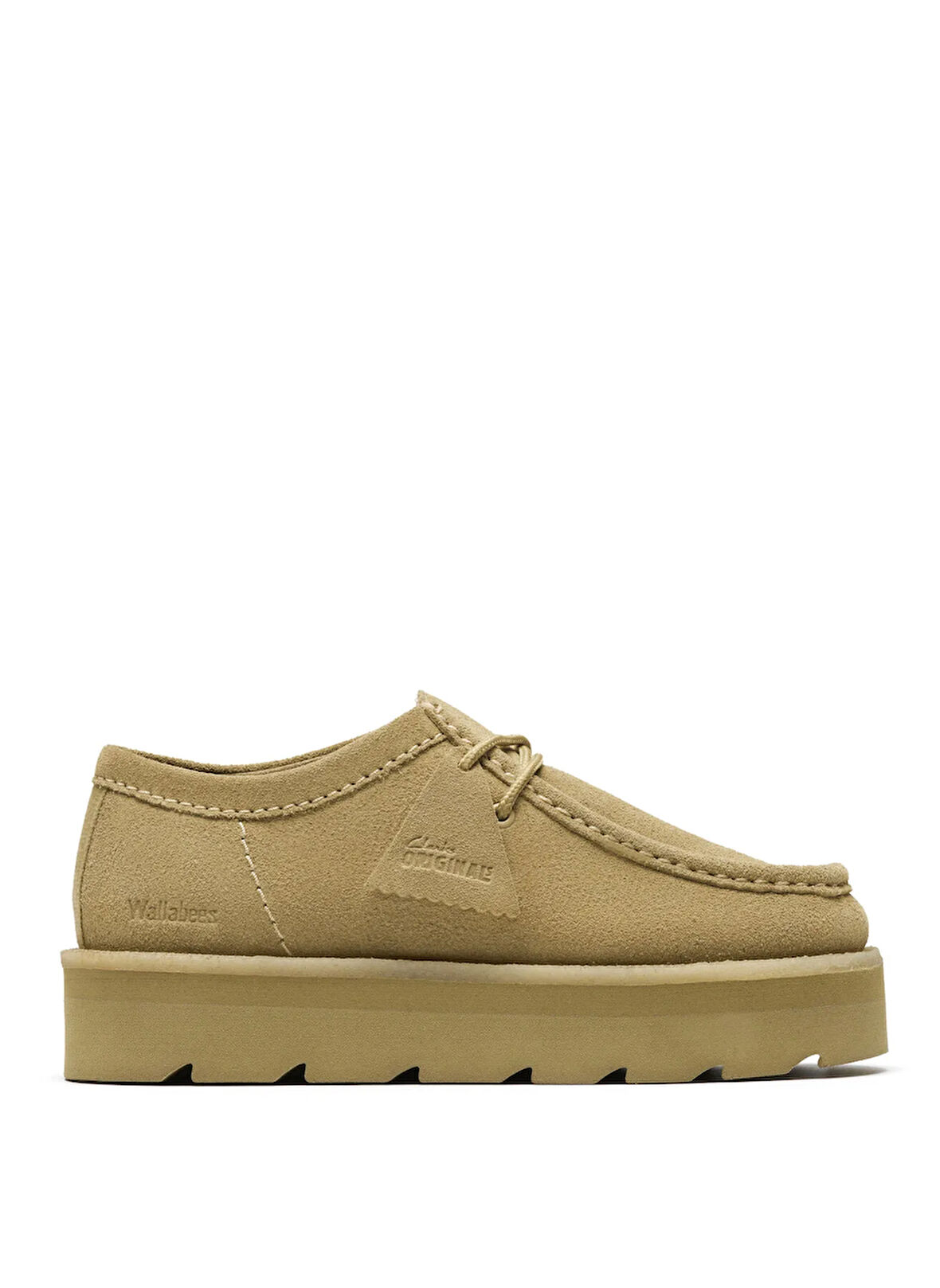 Clarks Süet Bej Kadın Günlük Ayakkabı Meare Walla.