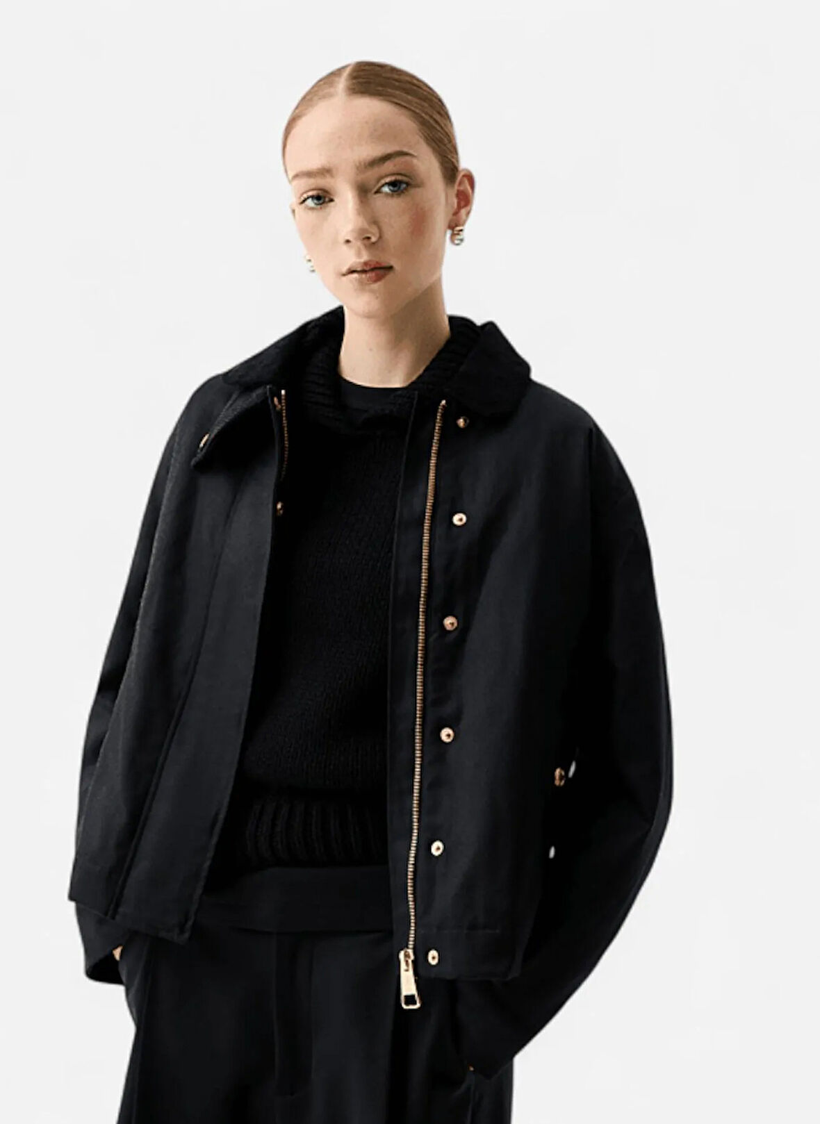 Hunter Normal Siyah Kadın Ceket HARW0065251-HB