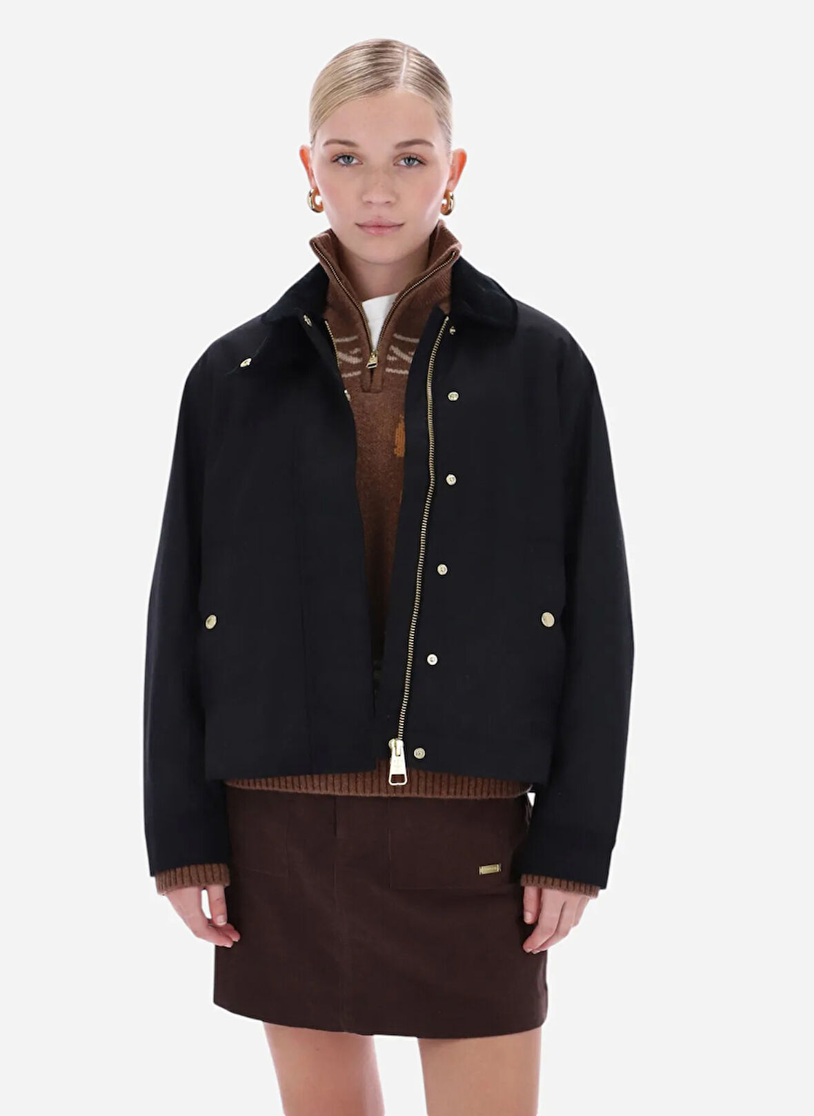 Hunter Siyah Kadın Yelek HARW0017252-HB