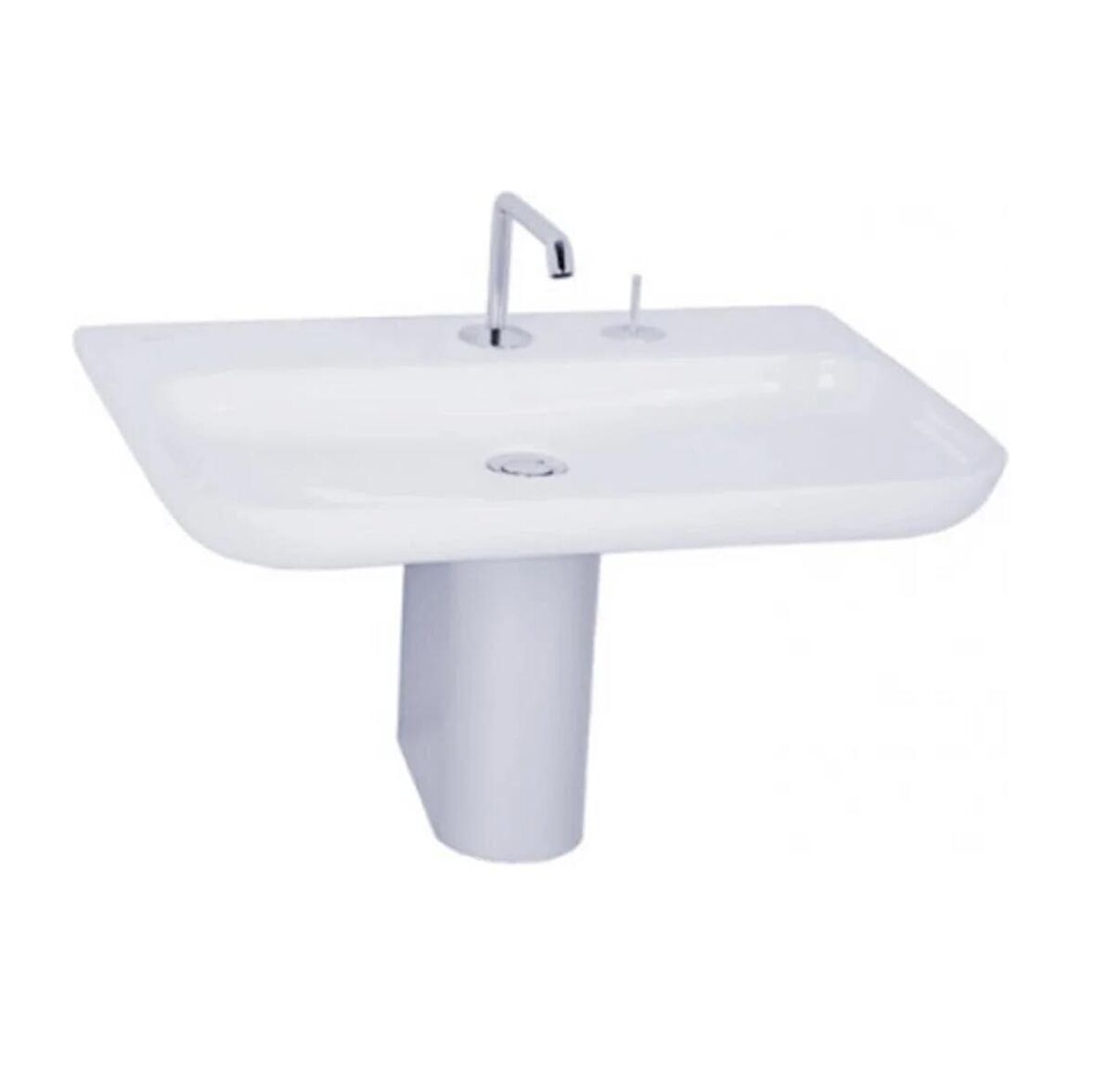 Mod Lavabo 65 cm - Çift Armatür delikli 