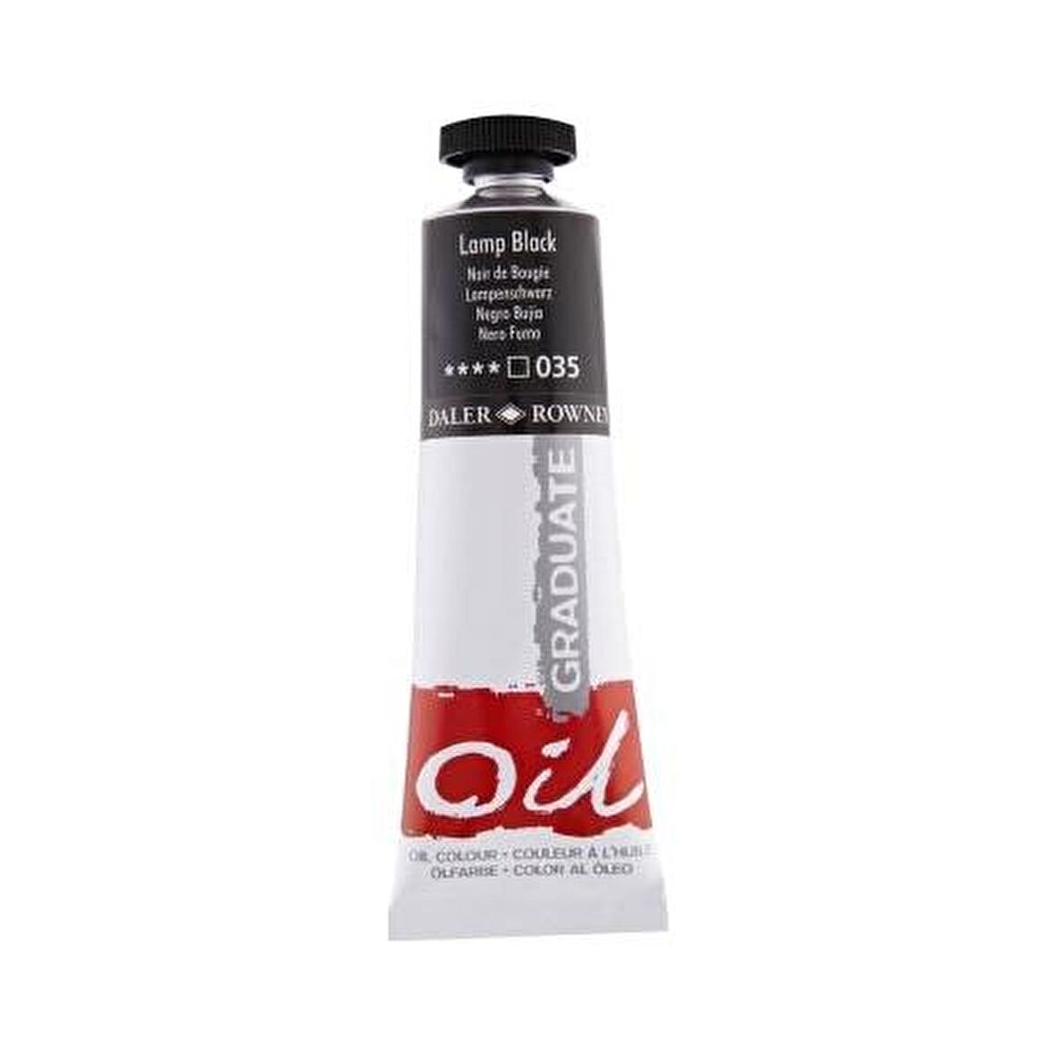 Daler Rowney Graduate Yağlı Boya 38ml 035 Lamp Black