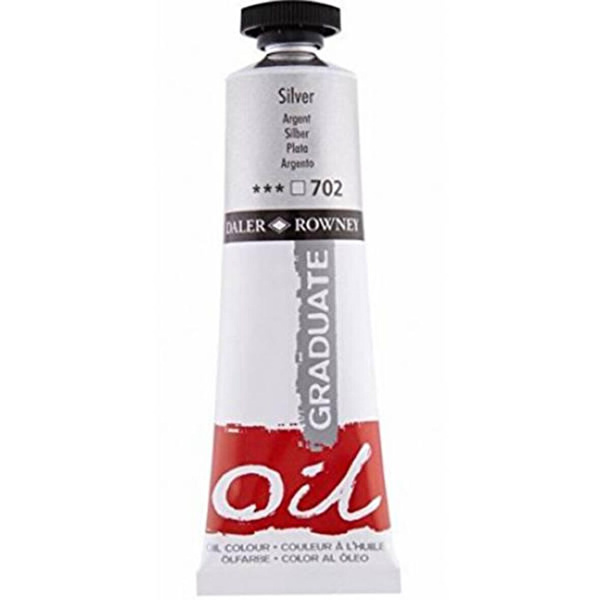 Daler Rowney Graduate Yağlı Boya 38ml 702 Silver