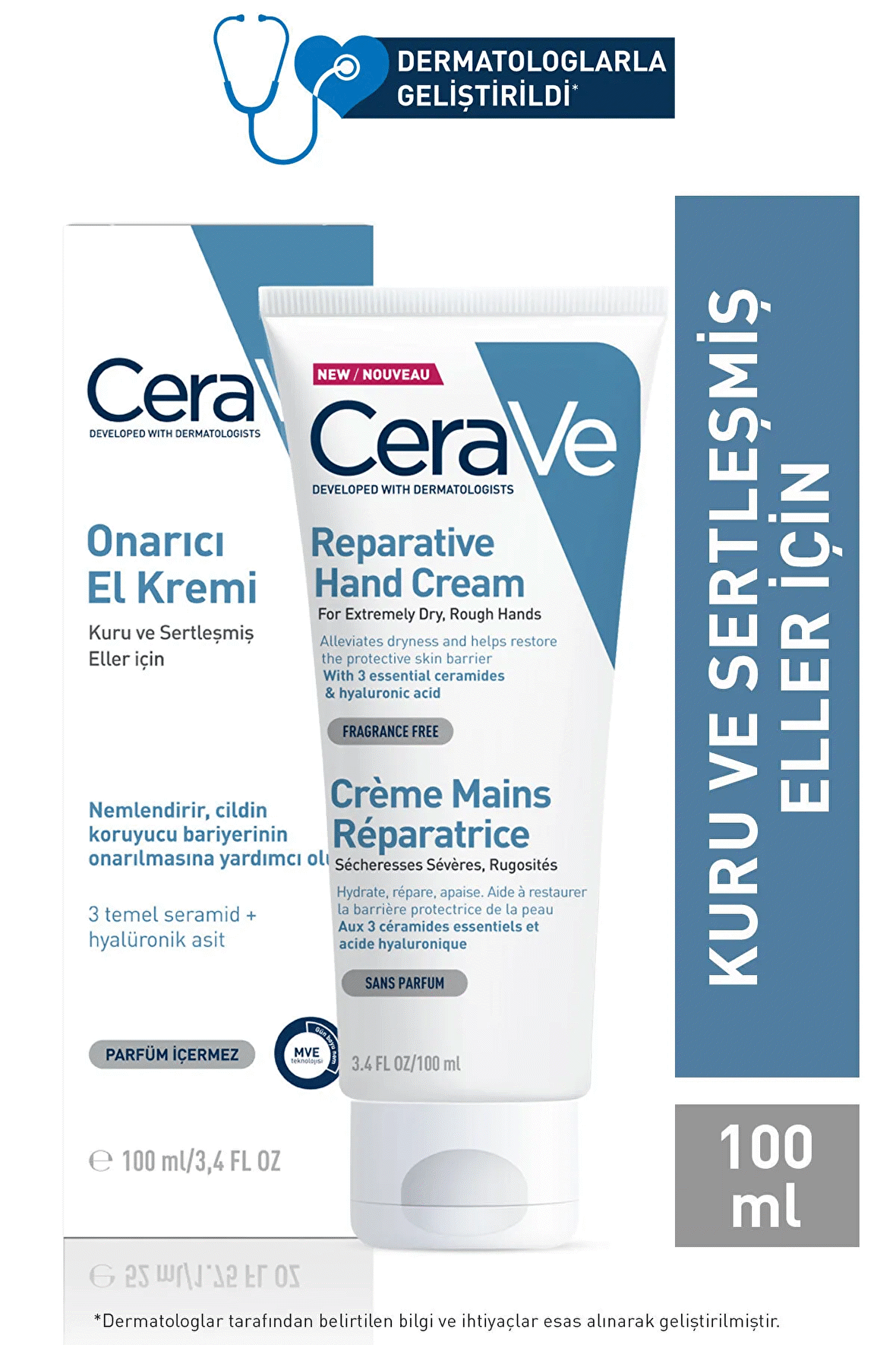 CeraVe Onarıcı El Kremi 100 ml