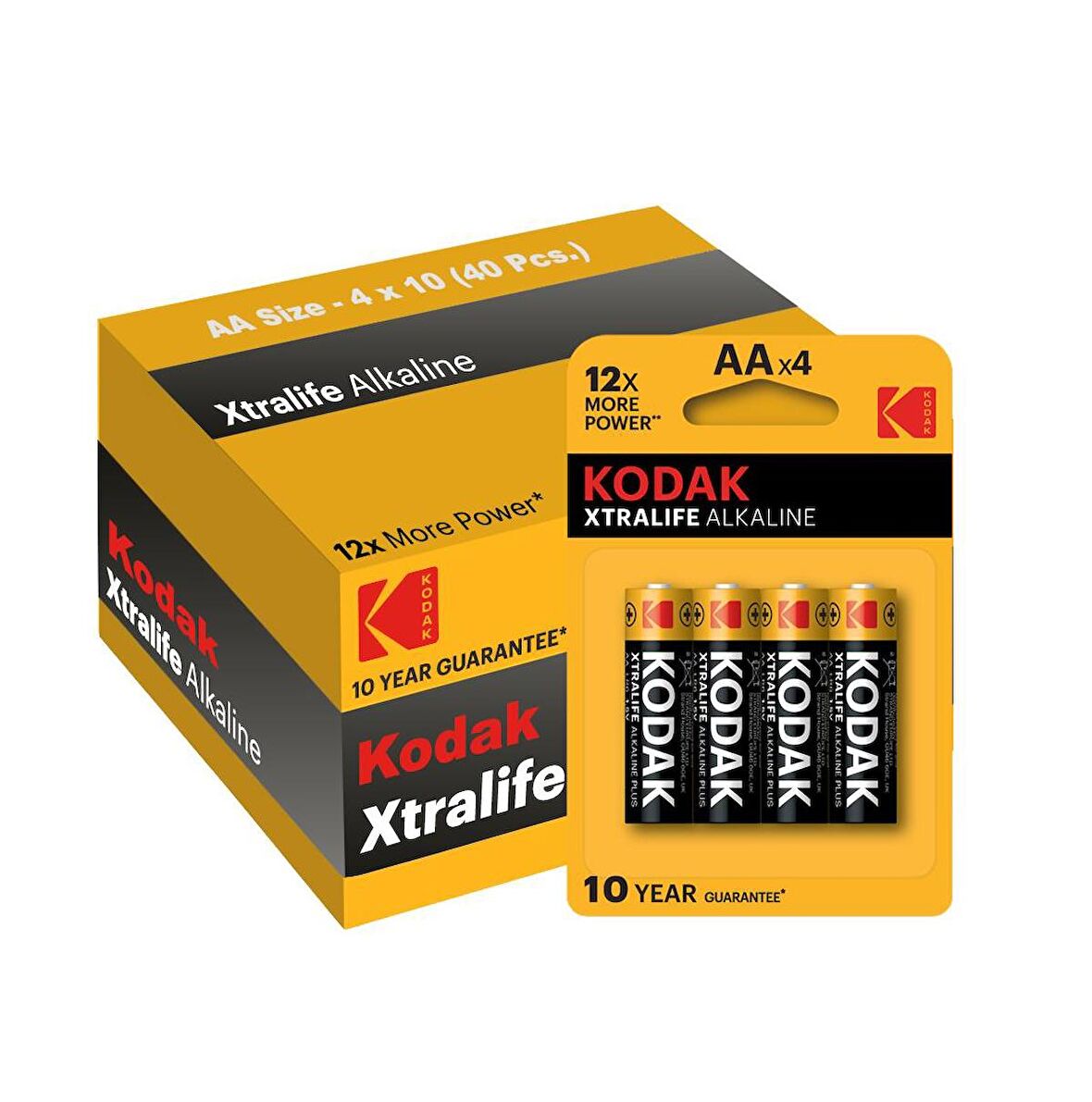 Kodak 40 Adet Xtralife Alkalin Kalem Pil