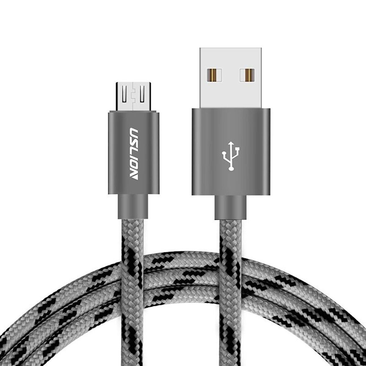 Uslion Mikro USB Hızlı Şarj Data Kablosu 100cm Cep Telefonu Şarj