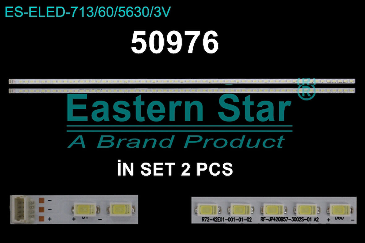 WKSET-5976 36775X2 RF-JP420B57-3002S-01 R72-42E01 2 ADET LED BAR (60LED)