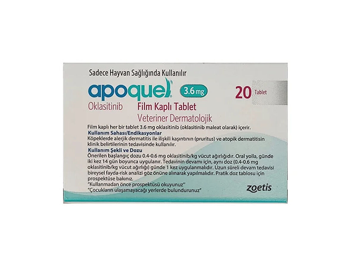 APOQUEL 3.6 mg 20 Tablet SKT:12.2025