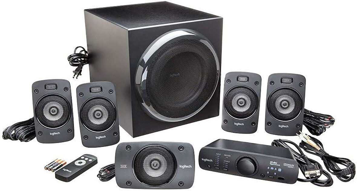Logitech Z906 5+1 500 W Kablosuz Kumandalı Hoparlör Outlet