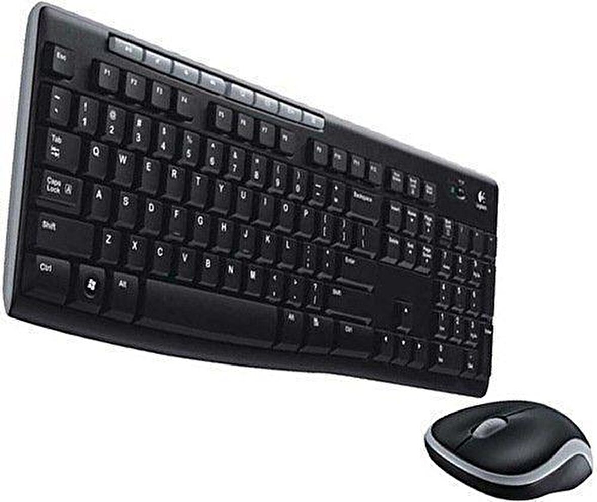 Logitech MK270 Kablosuz Siyah Klavye Mouse Set 920-004525