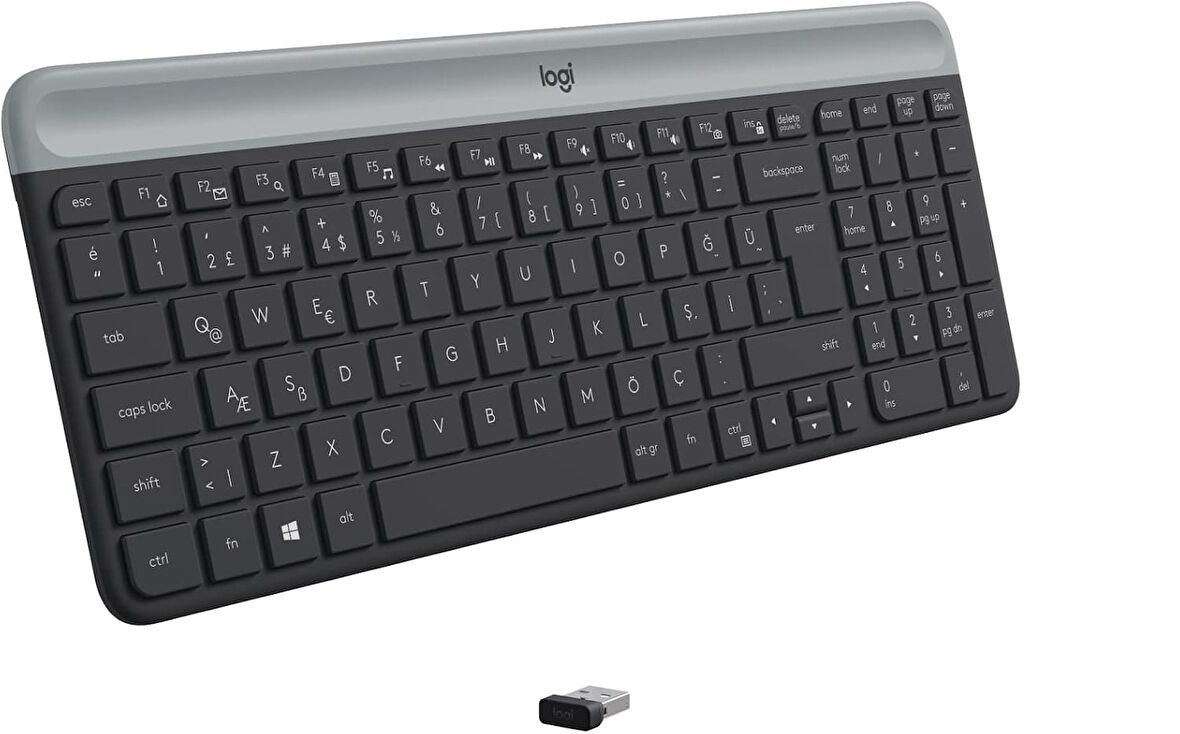 Logitech Mk470 Q Tr Usb Siyah Kablosuz Klavye OUTLET