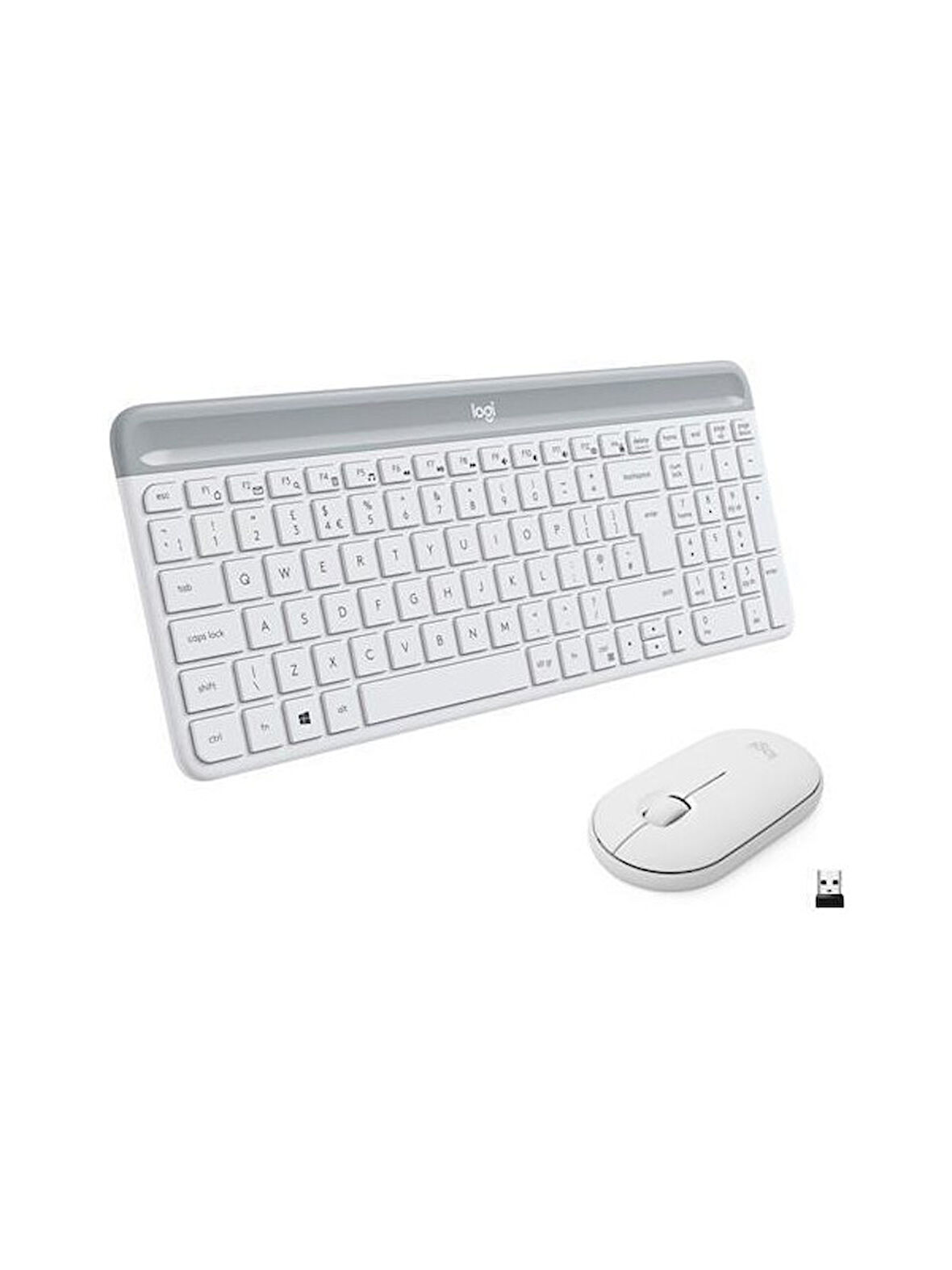 Logitech MK470 Beyaz Kablosuz Klavye Mouse Seti OUTLET