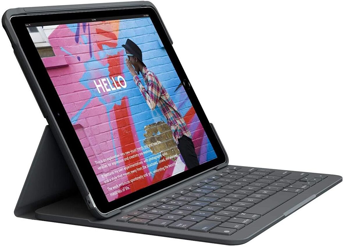 Logitech Slim Folio iPad Air 3.Nesil İçin Klavyeli Kılıf (Nordic,Q)