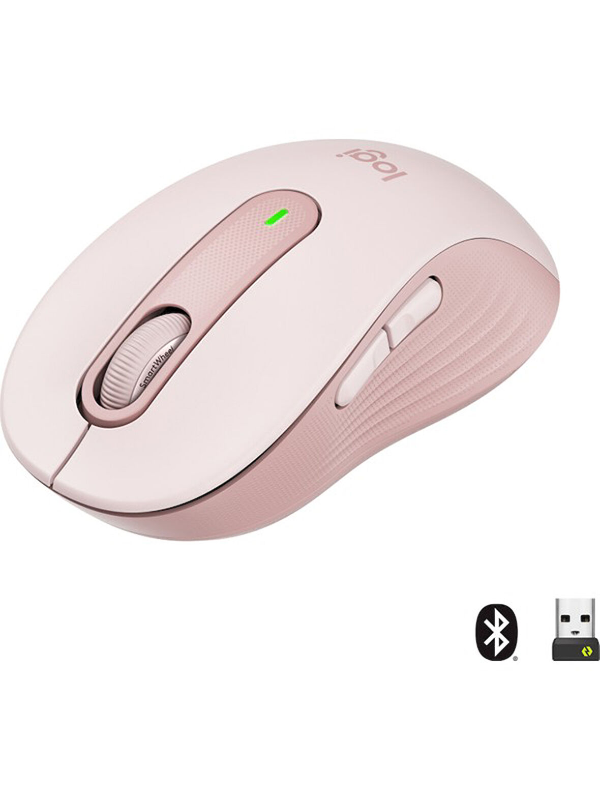 Logitech Signature M650 Küçük ve Orta Boy Sağ El Için Sessiz Kablosuz Mouse - Pembe OUTLET