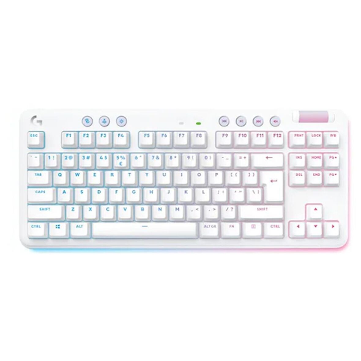 Logitech G Aurora G715 920-010465 Beyaz Kablosuz İngilizce Q Gaming Klavye