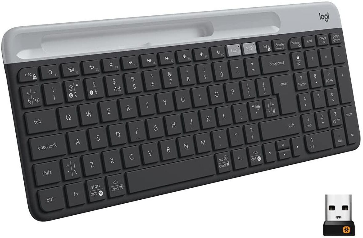 Logitech K580 Ultra İnce Multi-Device Bluetooth(R) Klavye Siyah 920-010624