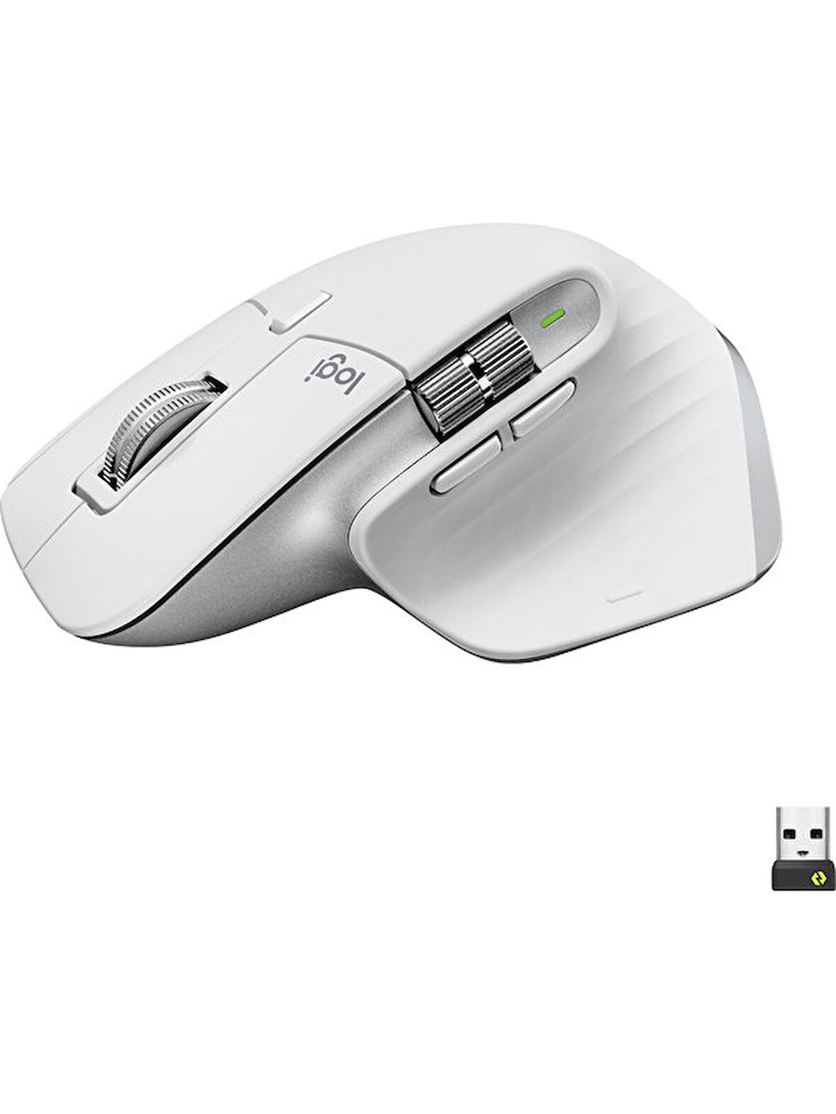 Logitech MX Master 3S Performans 8.000 DPI Optik Sensörlü Sessiz Kablosuz Mouse - Beyaz OUTLET