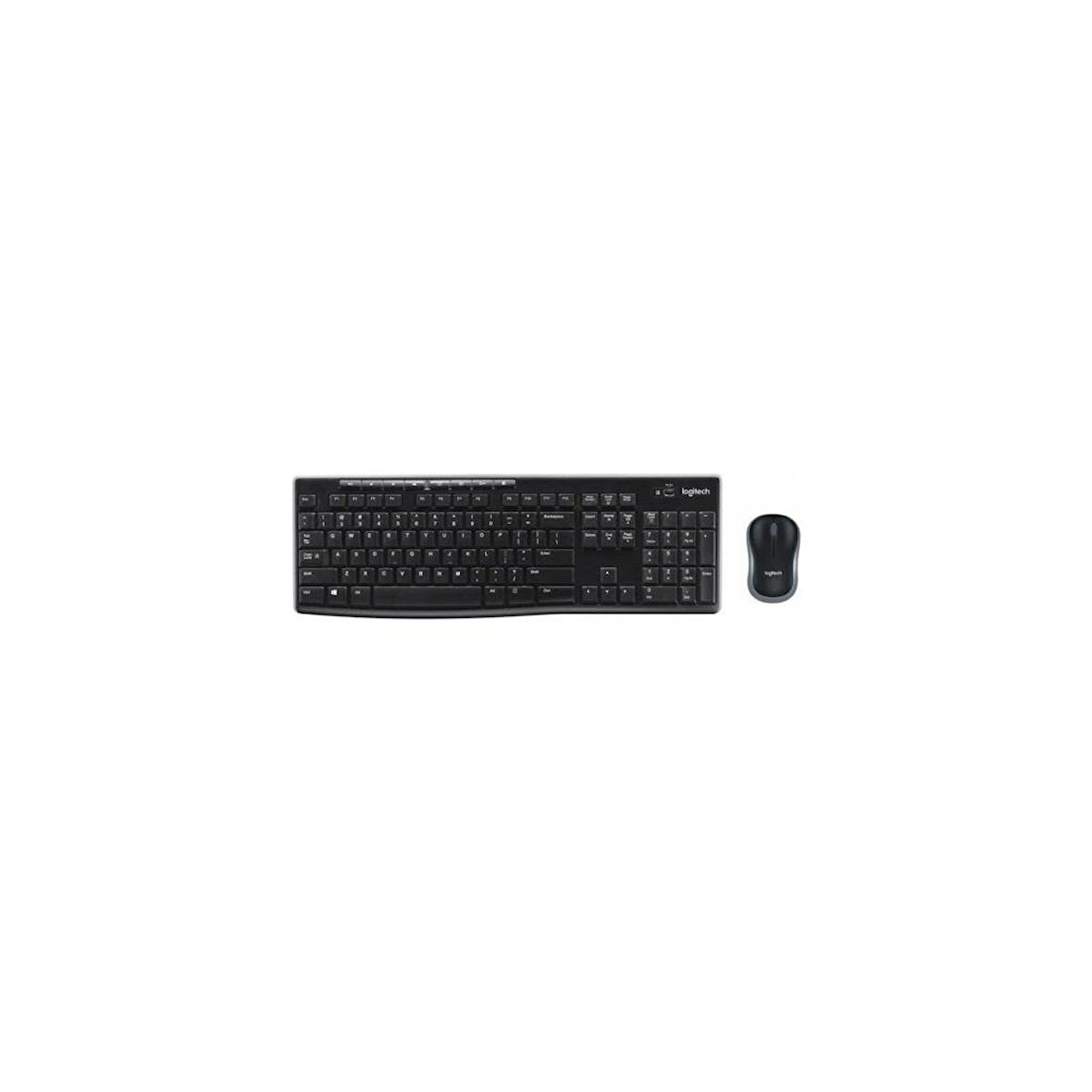 Logitech MK270 Kablosuz İngilizce Q Klavye ve Mouse Seti