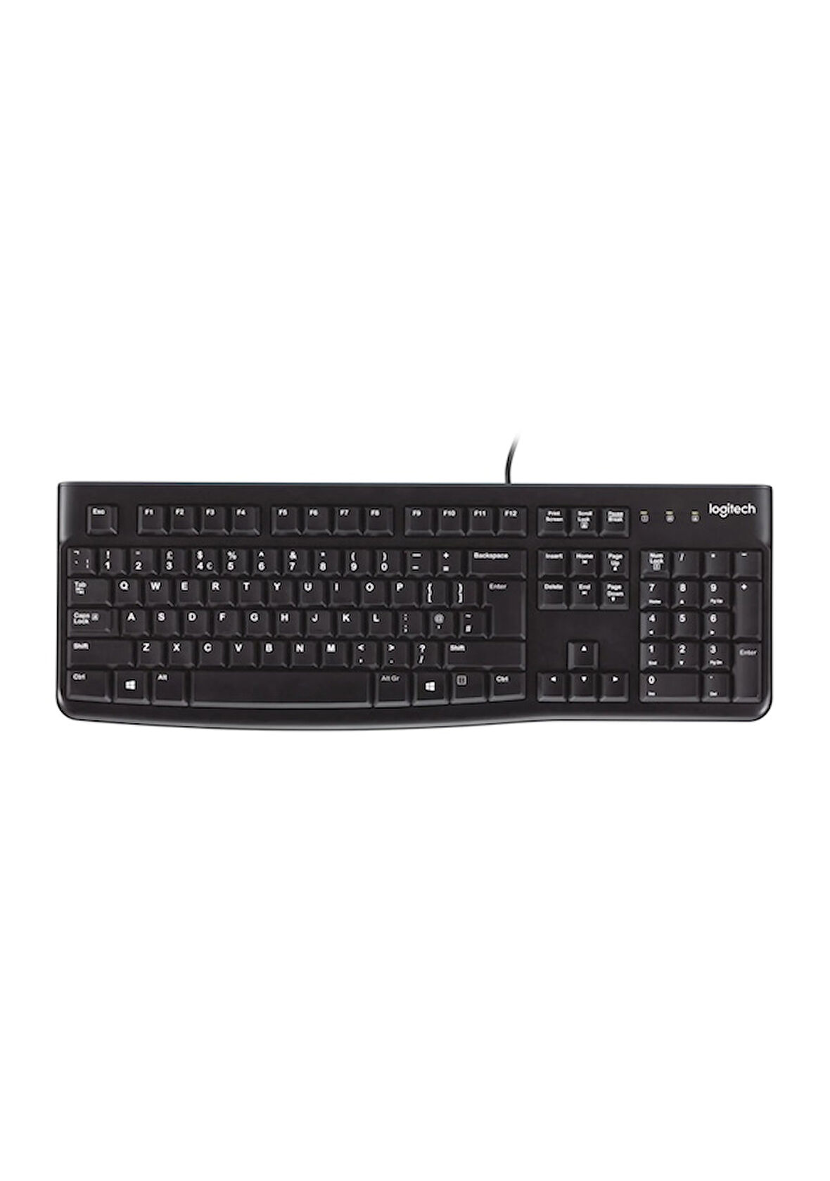 Logitech K120 920-002505 USB Kablolu Standart Q İngilizce Klavye