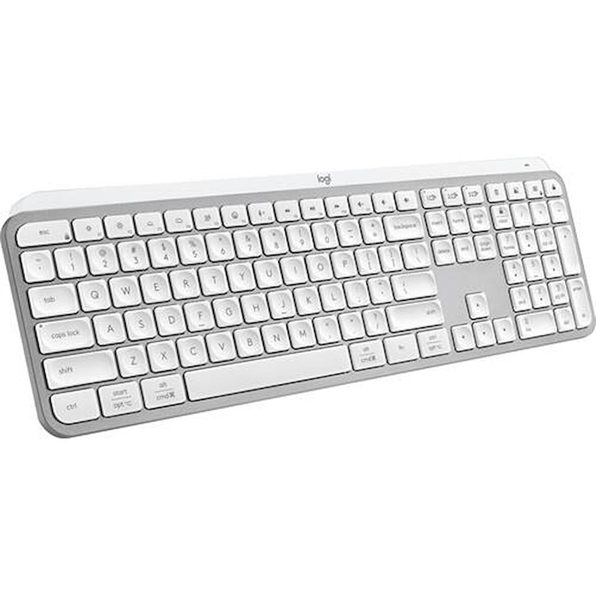 Logitech MX Keys S Aydınlatmalı Kablosuz İngilizce Q Klavye Beyaz