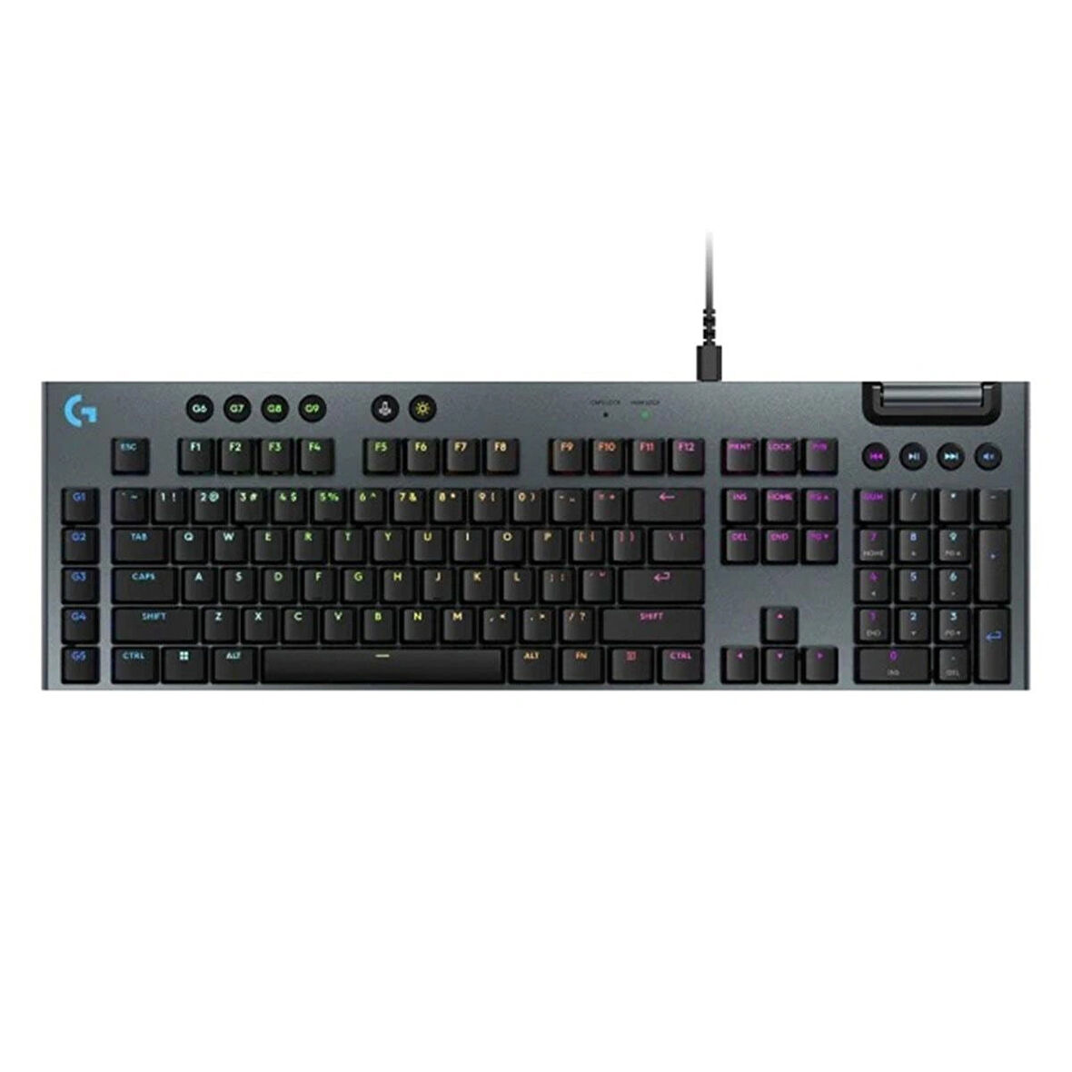 Logitech G915 X GL Tactile Brown Switch RGB Kablolu İngilizce Mekanik Gaming Klavye (920-012942)