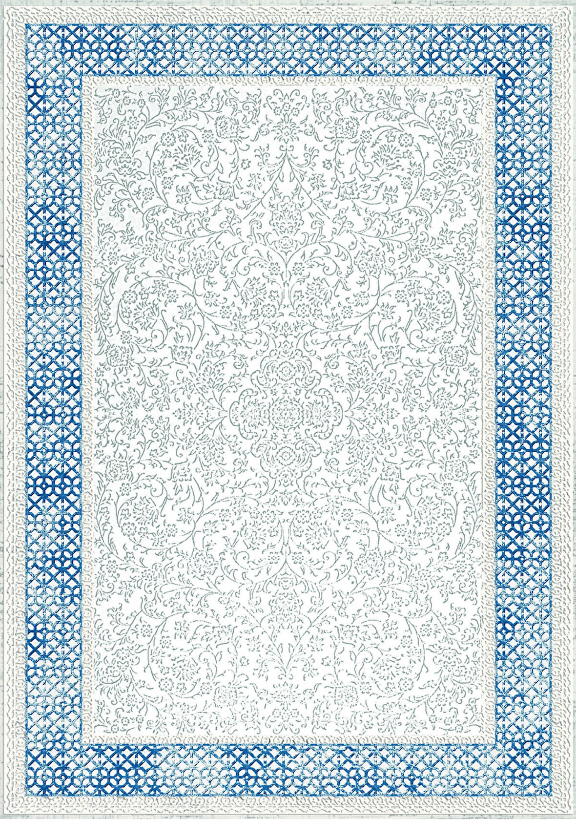 Pamuk Dokuma Taban Kaymaz Yıkanabilir Klasik Desenli  Salon Halısı Mutfak Halısı Koridor Halısı