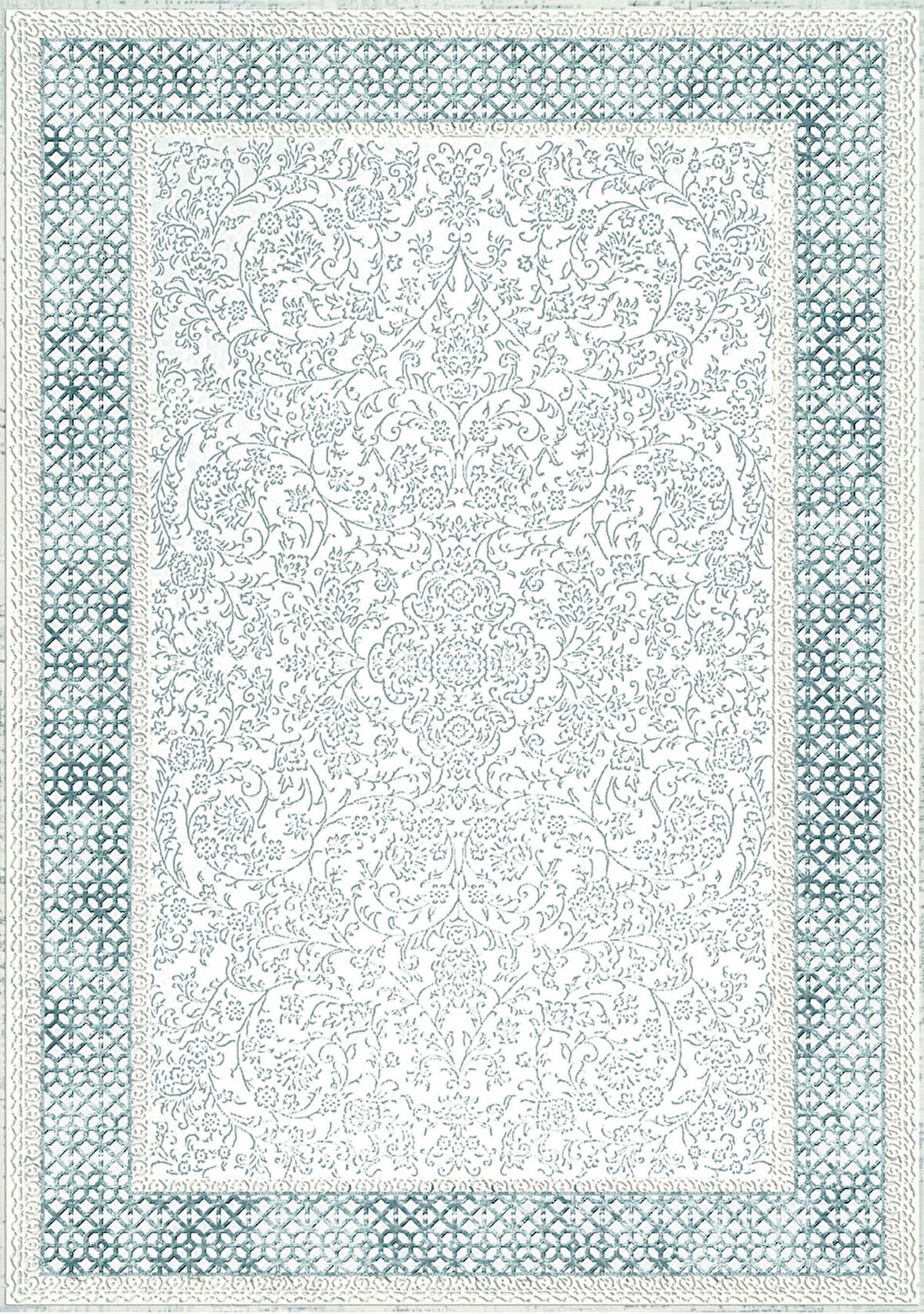 Pamuk Dokuma Taban Kaymaz Yıkanabilir Klasik Desenli  Salon Halısı Mutfak Halısı Koridor Halısı