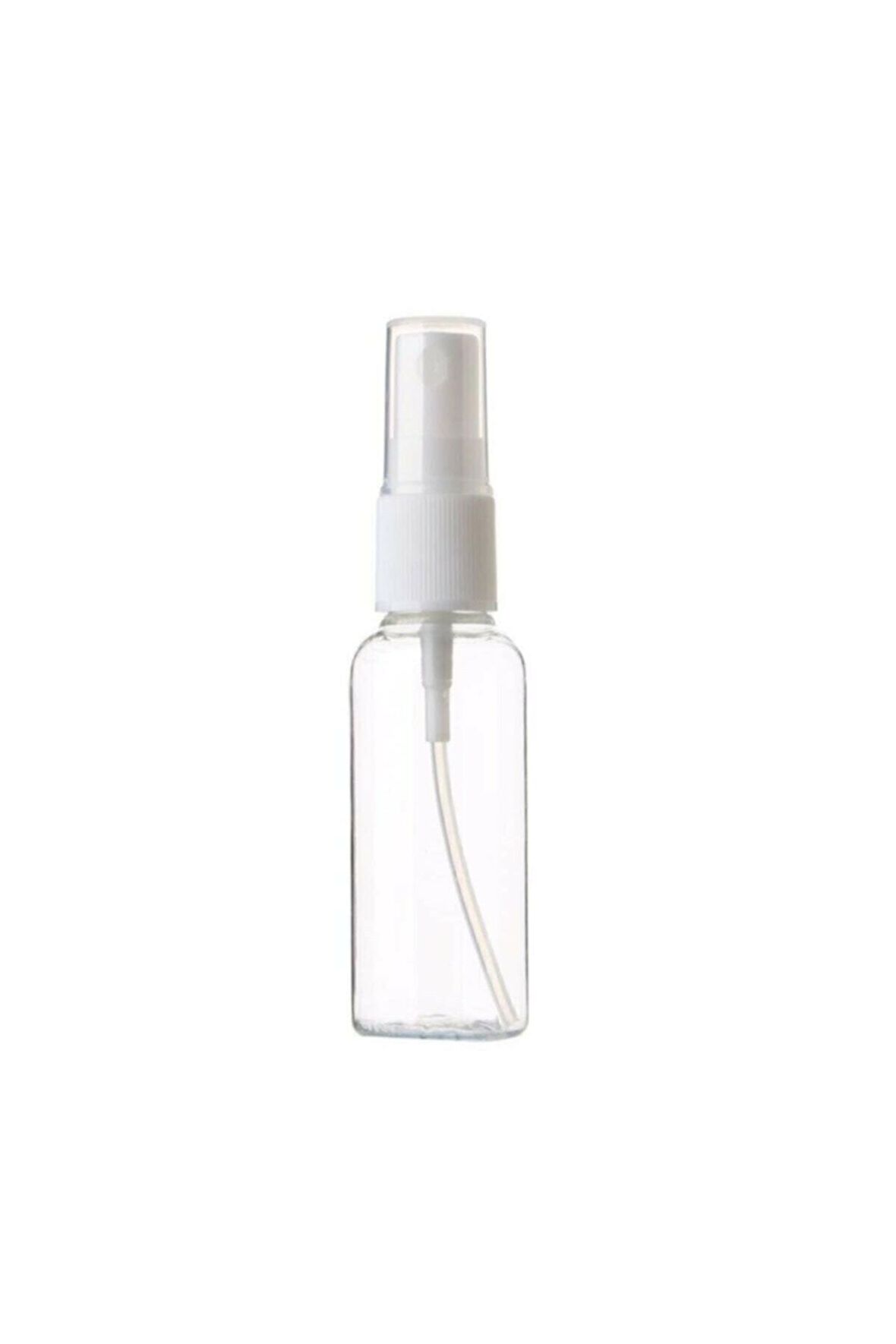 50 Adet Boş Şişe Spreyli Kolonya Şişesi Doldurulabilir Cep Plastik Parfüm Şişesi 30 Ml