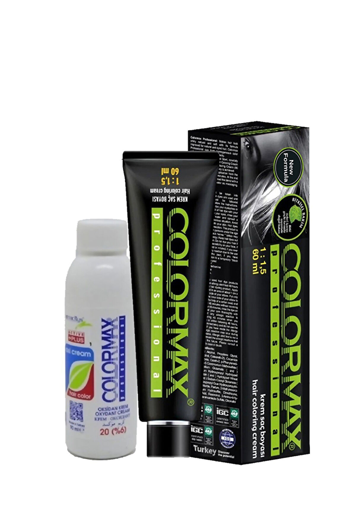 Colormax A2127 New 2025/09 Sarı 60 Ml 1 Adet Saç Boyası + 1 Adet 90 Ml Oksidan Set