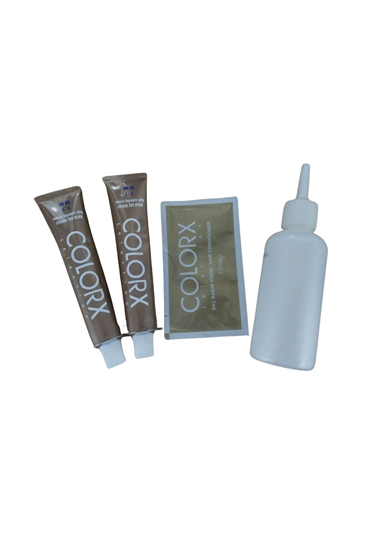 Colorx New 2025/07.00 Kumral 50 Ml + 50 Ml 2 li Set Saç Boyası