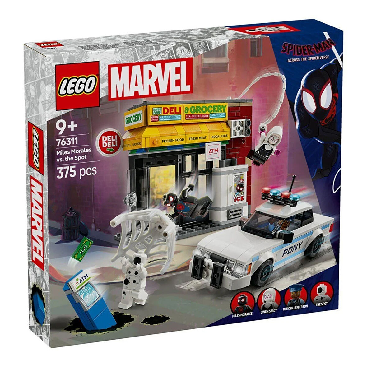 76311 Lego Marvel Spider-Verse Miles Morales Spota Karşı 375 parça +9 yaş