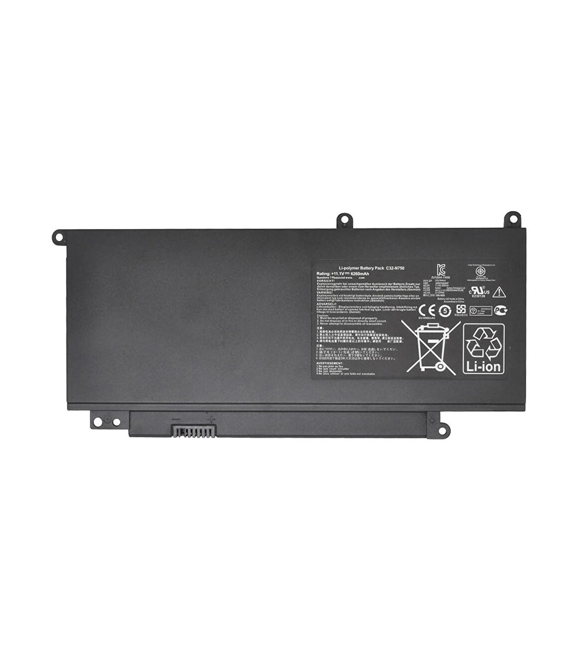 Asus N750JK Notebook Batarya Laptop Pil