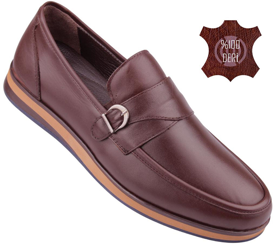 Detector Hakiki Deri Ortopedik Ultra Rahat Şık Erkek Ayakkabı 5110