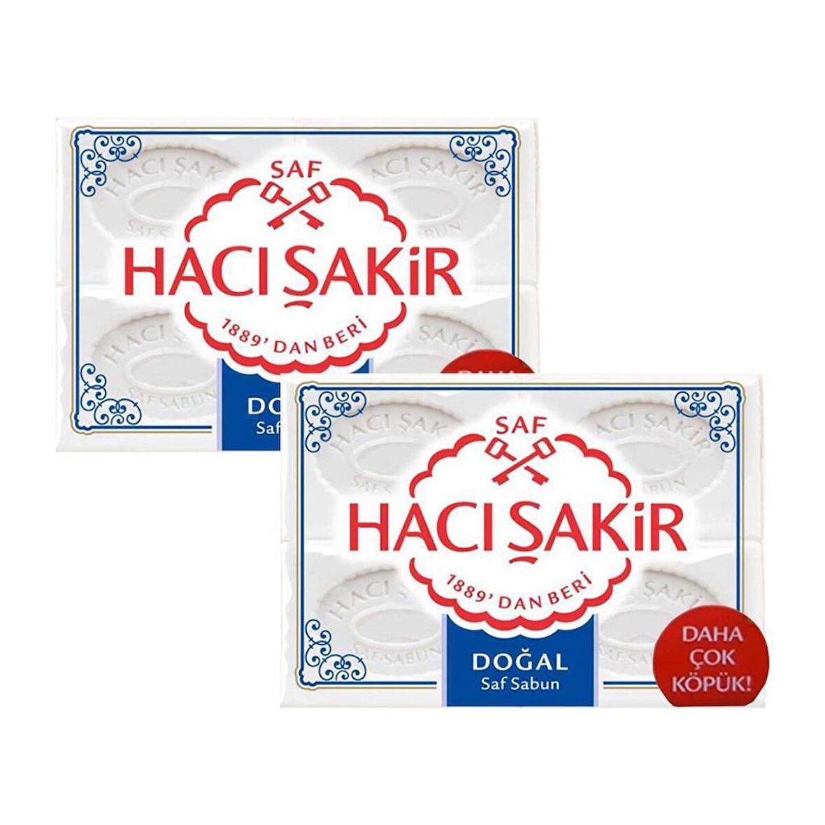 Hacı Şakir Doğal Kalıp Sabun 4x150 GR X 2 Adet