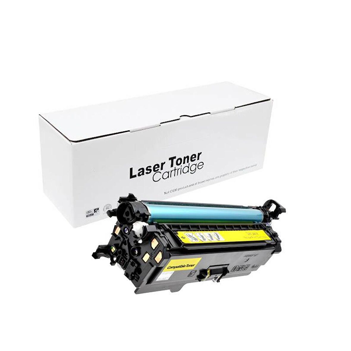HP 646A-CF032A 12500 Sayfa Sarı Muadil Toner-CC421A-CM4540fskm