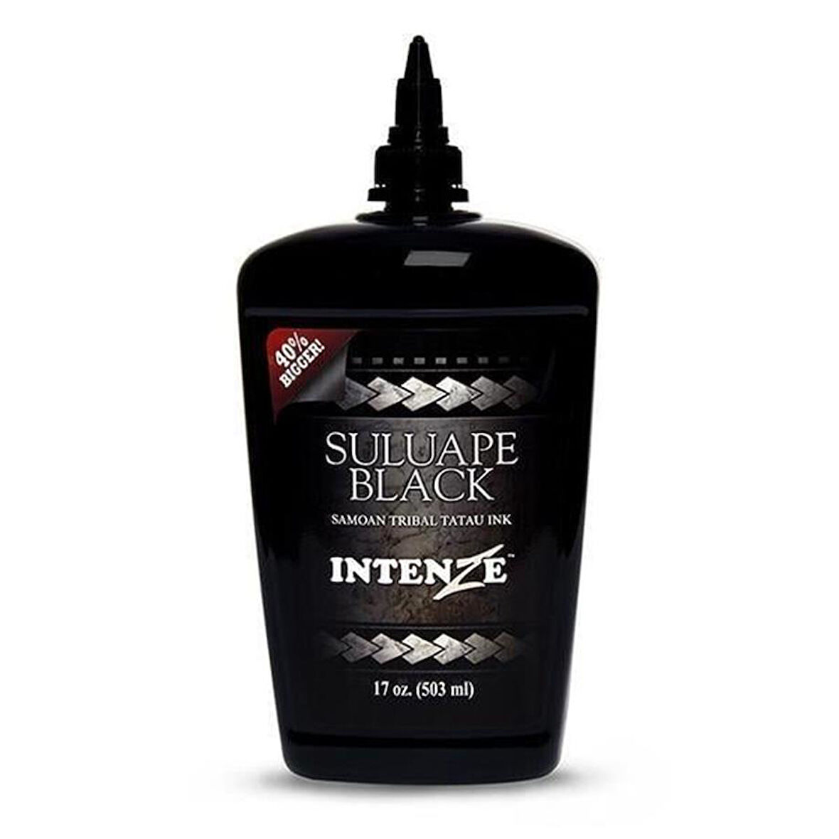 Suluape Black Siyah Dövme Boyası - Intenze Dövme Boyası - 17oz/503ml