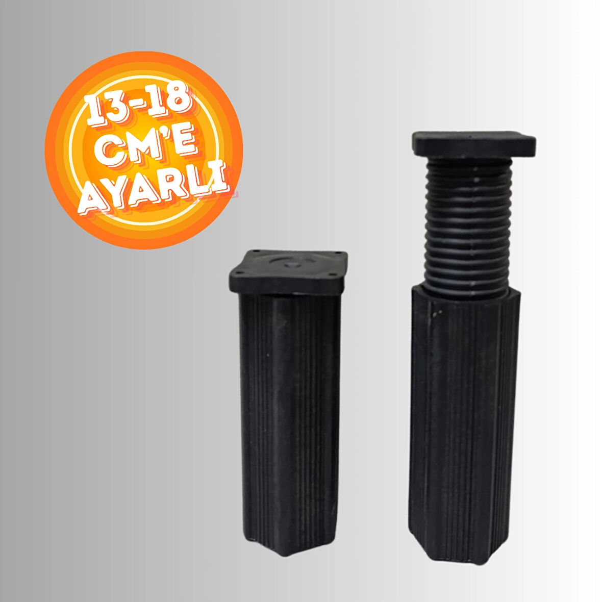 13-18 CM'E AYARLANABİLİR DESTEK AYAĞI ORTA AYAK YÜKSELTİLEBİLİR KOLTUK MOBİLYA ORTA AYAĞI