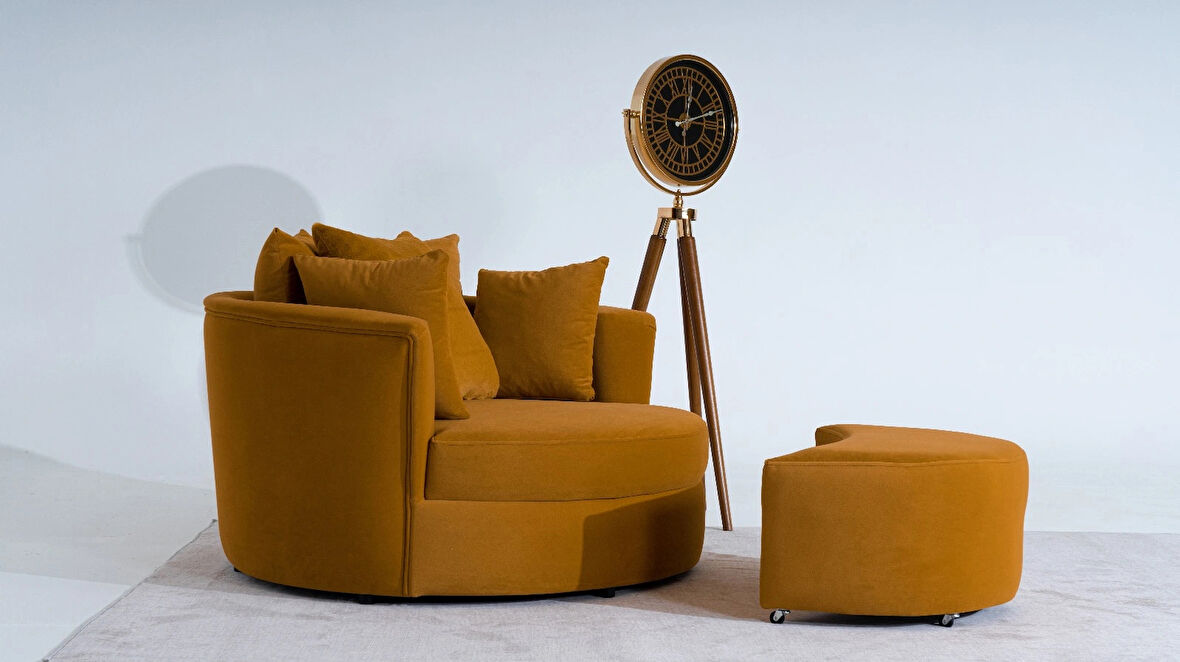 AY DİNLENME KOLTUK ( BERJER & HAREKETLİ PUF DAHİL ) DİNLENME BERJER SETİ