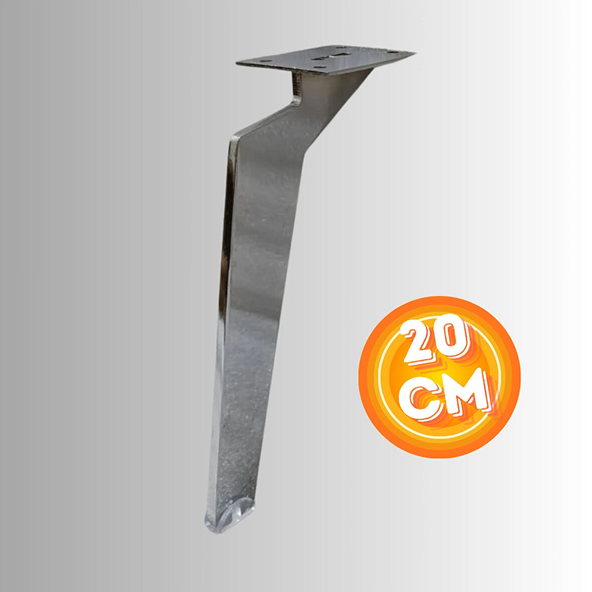 20 CM METAL TABANCA AYAK KOLTUK AYAĞI MOBİLYA AYAĞI ÜNİTE AYAĞI KONSOL AYAĞI PUF BERJER AYAĞI