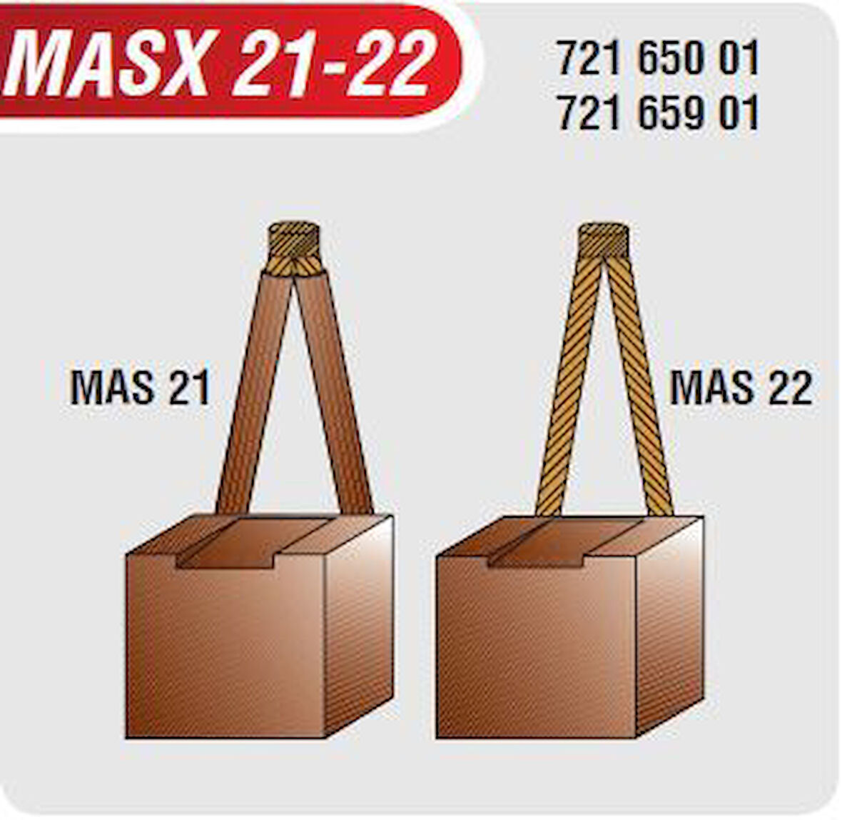 MASX21-22 24V MARŞ KÖMÜRÜ IVECO EUROCARGO FIAT ALLIS MK ZETA 8×25X23 MAKO MAGNETI MARELLI TİPİ